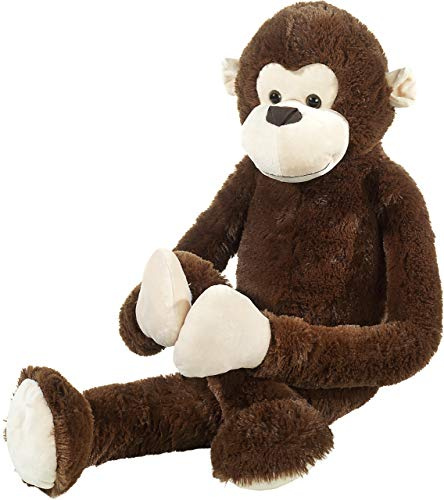 Heunec 331471 Misanimo Affe Schlenkernd 100 cm, braun