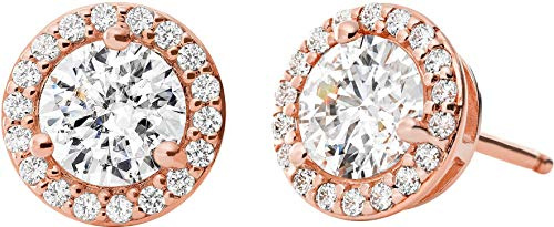 Michael Kors Damenohrringe aus rosévergoldetem Halbedelstein mit Stecker