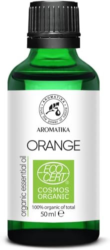 AROMATIKA trust the power of nature Orangen Öl BIO 50ml - Citrus Sinensis Organic - Ätherisches Öl 100% Natürlich - Bio-Süßorangenöl für Aroma Diffusers und Duftkerzen