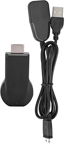 Dongle Adattatore HDMI Wireless, Supporto per Adattatore Dongle Ricevitore TV Wireless WiFi 2,4 GHz, Supporto per Adattatore Dongle Wi-Fi 1080P Wi-Fi HDMI per Airplay Miracast DLNA