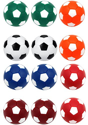 Wuzdy 12 Stück Tischfußballkicker Ball, Tischfussballbälle Spiel, Profi Tischkickerbälle, Tischkicker Fußballspiele, Für Spiele, Unterhaltung