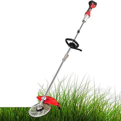 ATAAY Tagliaerba a Batteria, Tosaerba a Batteria, Tosaerba Elettrico per Uso Domestico, decespugliatore da Giardino Multifunzione Tre in Uno, Potenza nominale 580 W