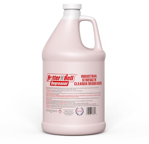 Hotter N Hell - Industrial-Grade Degreaser - 1-Gallon (Ready-to-Use Formula) for Equipment, Parts, Concrete, Driveways, Shop Floors, and Automotive