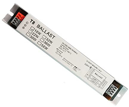 INPETS 1x 220-24 0V AC 2x18W 2x36w 2x58W Atteindre Tension de Travail T8 Ballast Electronic Lampe de Tension Fluorescente Lampe de Tension (Size : 2x36W)