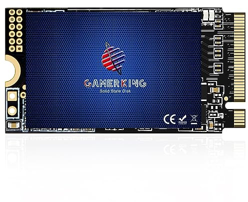 GAMERKING SSD 256GB M.2 2242 NVMe PCIe Gen3.0x4 42mm M.2 NVMe SSD M Key 3D NAND TLC High Performance Internal Solid State Drive for Ultrabook Desktop Notebook PC
