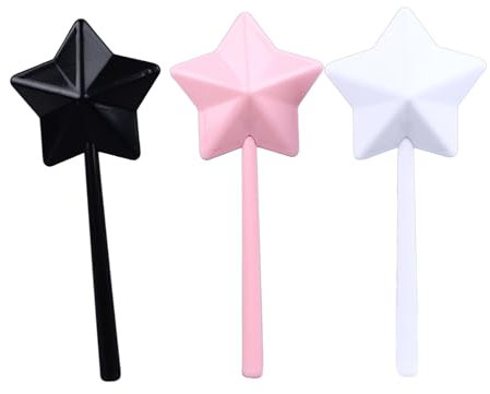 HERCHR Juego De Salero Y Pimentero, 3 Piezas De Salero Y Pimentero con Varita, Lindos Saleros, Varita Mágica, Salero Y Pimentero, Dispensador De Especias De Plástico para Cocina Casera