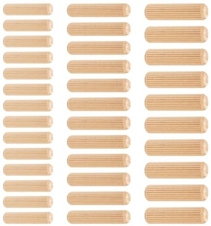 Confezione Da 150 Tasselli In Legno, Tasselli In Legno Di Diverse Dimensioni, Connettori Per Mobili In Legno, Tasselli In Twill, Tasselli Scanalati, Tappi Per Fori Per Punte In Legno Per Mobili