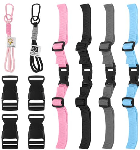 4 Stück Brustgurt Rucksack Kinder, Rucksack Brustgurt Set Mit Verstärkte Brustgurt-Clip, Verstellbare Rucksack-Riemen In 4 Farben, rutschfest Strapazierfähiger Brustgurt Für Schulrucksack