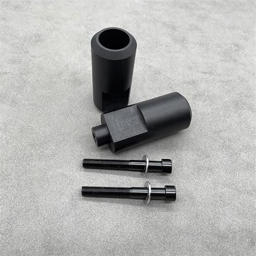 NYSQOFMB Motorradrahmen Sliders Crash Falling Protection Fit Für YZF R1 Für YZFR1 Für YZF-R1 2004-2006 Rahmenschieber(Schwarz)