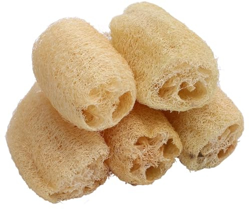 Focket Loofah Sponge, Structure Poreuse Structure élevée Absorption d'eau avec Adsorption de Graisse pour le Nettoyage de la Cuisine et de la Douche