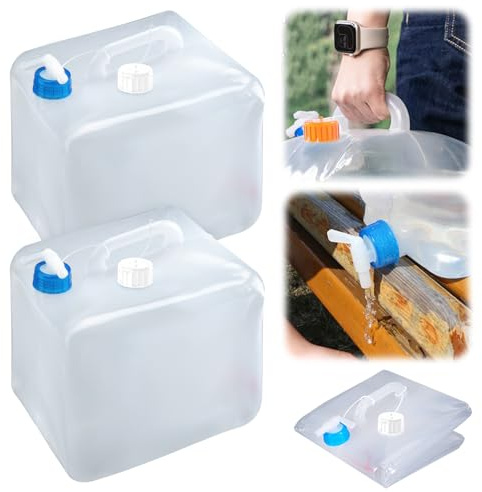Dwafill Wasserkanne Camping, Faltbarer Wasserkanister 10l 20l, Wasserbehälter 20l Faltbar, Kanister Faltbar für Outdoor, Camping, Wandern