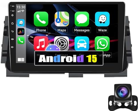 Radio For Ni-ssan Kicks Micra P15 2016-2020 Android 15 Car Stereo With 10 Inch IPS 2 Din Touch Screen, Wireless Carplay/Android Auto/1080P/Bluetooth/WiFi AUX DAB Head Unit+AHD Backup Camer(Size:M200S)
