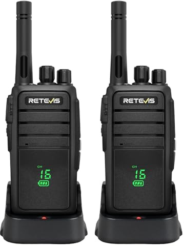 Retevis RT21H 3.0 Walkie Talkies for Adults with Hidden Display, IP54,2 Pcs
