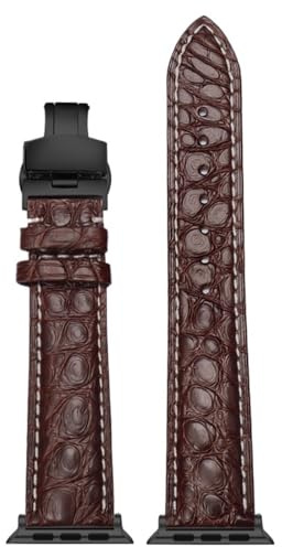 Generico Mjuk retro klockband kompatibel med 42 mm 45 mm 49 mm klockor, 42-44-45, Acetat, Ingen ädelsten