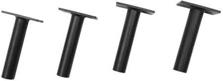 Soporte para discos de pesas montado en la pared, juego de 4 soportes de pared para discos de peso, barra de peso, soporte para placas de pesas, máx. 80 kg, 23,5 x 7,3 x 14 cm, para almacenamiento de