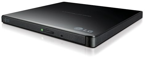LG GP65NB78 8X USB 2.0 Super Multi Ultra Slim Portable DVD Writer Drive +/-RW External Drive con supporto M-DISC - Nero