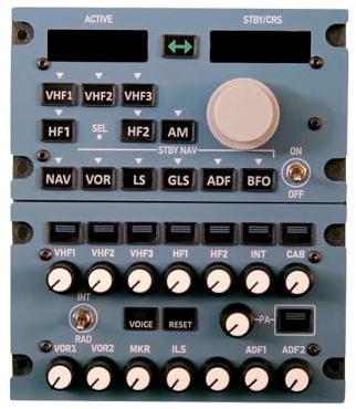 Helixsun Rowsfire A111 Windows A32X/A33X/A35X RMP-ACP Flight Sim Panel (Compatible With MSFS 2020/2024 And X-Plane) - Compatible With FENIX, FBW, INibuild, And Toliss