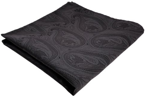 TigerTie Designer Einstecktuch in Paisley gemustert - Stecktuchgröße 30 x 30 cm