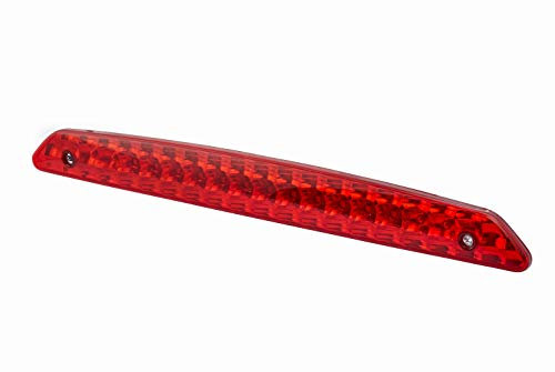 HELLA 2Da 343 800-001 Feu Stop Additionnel - Led - 12V - Montage En Saillie - Couleur Du Voyant: Rouge - Couleur Led: Rouge - Câble: 200Mm - Fiche: Extrémités De Câble Ouvertes - Arrière