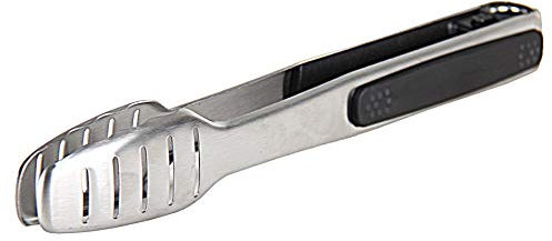 intergrill 800° Grillzange 34cm | Grillbesteck aus rostfreiem Edelstahl | Gummierter Griff | Feststellmechanismus | Flaschenöffner | Spülmaschinenfest