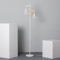 LEDKIA LIGHTING - Lámpara de Pie Monah | Diseño Moderno | Soporte E27 para Bombilla LED | Uso Interior IP20 | Madera y Aluminio | Salón y Dormitorio, Blanco, Madera