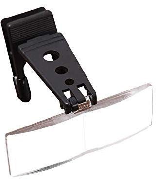 DASNTERED OcuLens - Juego de lupa de lentes con clip para instrumentos ópticos de lupa plegable