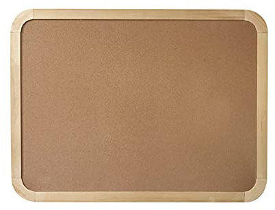 RENRUIRUI Kork Pinnwand Holzrahmen, Message Memoboard Office School Home Fotokultur Wand, Mit Stecknadeln Und Festem Kit(Size:60X90CM)