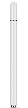 Penna stilo capacitiva, penna S ad alta sensibilità con ventosa magnetica Penna da disegno con design a disco trasparente, per touchscreen capacitivi Xiaomi Samsung Android (bianco)