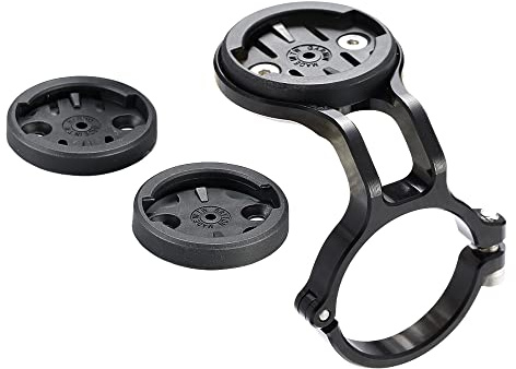 Cestbon Mountainbike-Halterung für Garmin Edge Wahoo Elemnt Bryton Rider Stages Dash Hammerhead Karoo, Fahrradvorbauhalterung für Lenker, 35 mm, Schwarz
