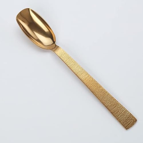American Metalcraft Hammered Buffetware, Salad Spoon, Vintage Gold, 9-3/8 L