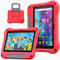 Custodia protettiva per tablet Fire HD 8 per bambini,custodia protettiva per bambini con supporto antiurto, applicabile ad Amazon Kindle Fire HD 8/8 Plus (12th/10th Gen,2022/2020 Release)..(rosso)