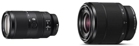Sony E 70-350mm f/4.5-6.3 G OSS | APS-C & SEL-2870 Standard-Zoom Objektiv (28-70 mm, F3.5–5.6, Vollformat, geeignet für A7, A6000, A5100, A5000 und Nex Serien, E-Mount) schwarz