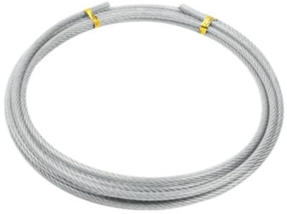LIUCHUCHU Stahlseil 100 Meter 304 Edelstahl 0,5/0,6/0,8/1/1,2/1,5/2mm Stahl PVC Beschichtetes Flexibles Drahtseil weiche Kabel transparente Wäscheleine Drahtseil(Größe:0.8mm 7x7)