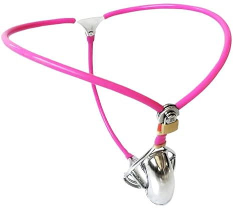 YXYjLb Edelstahl CBT Peniskäfig Keuschheitsgürtel Chastity Device für Männer, Atmungs Keuschheitskäfig Unsichtbar Keuschheit Unterwäsche Bondage Cock Cage SM Privacy Spiel für Mann(Taille70~76cm)