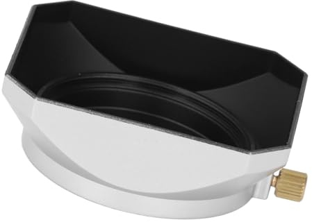Paraluce da 37 mm, Paraluce quadrato in metallo per obiettivi da 37mm, Paraluce per fotocamera con calibro 37 mm, Paraluce quadrato Accessori per fotocamera per fotocamera digitale