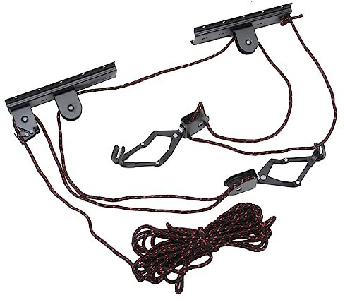 MUSISALY Bike Rack Wall Mount Vertical Ceiling Bike Hanger Garage Storage Lift Bicycle Hoist