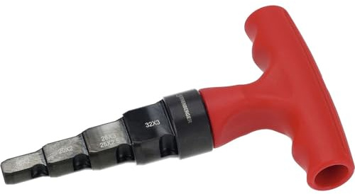 ROTHENBERGER ROCALIBER S Calibratore e Sbavatore per Tubi Multistrato 16/20/25/26/32 mm con Cricchetto – Utensile Professionale 2 in 1 – Art. 1000004482