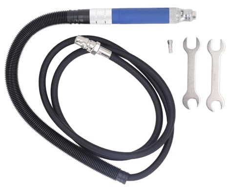 Topyond Utensile Pneumatico per smerigliatrice a Matita, Penna per Incisione pneumatica da 1/4 di Pollice con velocità Regolabile, Micro Kit da 70000 Giri/min per Riparazione