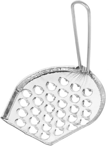 FUNOMOCYA Raschietto Per Gelatina Di Fagioli in Metallo, Utensile Raschietto Per Alimenti Riutilizzabile, Fori Per Appendere, Pratico Strumento Da Cucina Per Casa, Ristorante e Uso Professionale