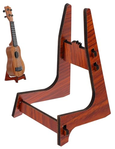 Garneck Bodenhalterung Für Ukulelenständer Tragbares Gestell Ausstellungsständer Aus Holz Ständer Für Musikinstrumente Ideal Für Zu Hause