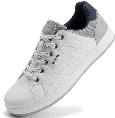 LANGDU Zapatillas Hombre Zapatos Vestir Casual Calzado Deportivas Running Sneakers Corriendo Zapatilla Tamaño41-46EU