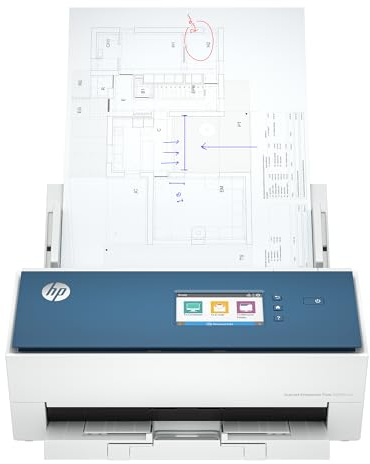 HP ScanJet Enterprise Flow N9000 sn1, Fast 2-Sided Scanner with auto Document Feeder, Best for Office (8Q4W1A)