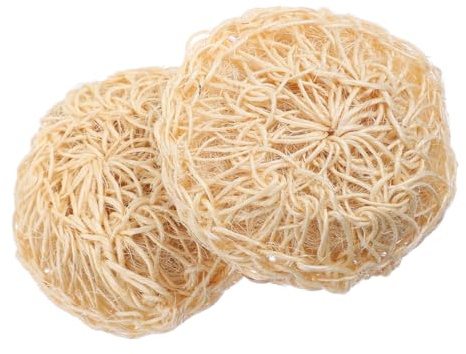 Ipetboom 2 pièces Boule de Sisal Exfoliante et Massante pour Corps Nettoyage Doux et Accessoire Bain Maison et Détente