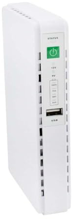 MINI UPS GRUPPO DI CONTINUITÀ PROFESSIONALE 9800MAH ONDA SINUSOIDALE PURA 17W PER ROUTER MODEM FIBRA CCTV SISTEMI ALLARME