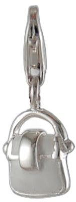 MELINA Charms Pendentif sac à main Argent 925 Emaille