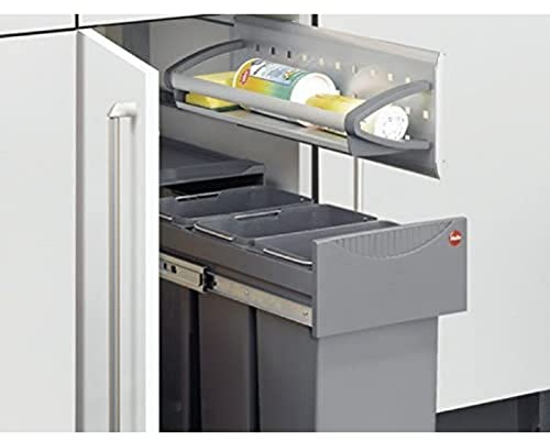 Hailo Combi Vario-Single Auszugschale 30 cm US Schrankauszug Auszugkorb AluLine.