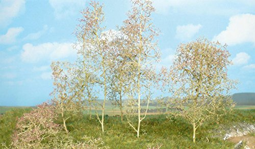 Heki 1370 Naturfaser Bäume 35 Stück, Mehrfarbig