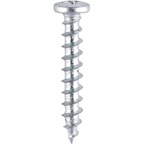 Timco 218Z - Finestra in pvc bzp vite a testa bassa pan - argento