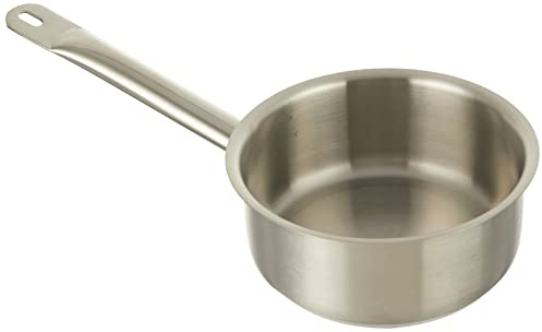 Pentole Agnelli COIX3107E16 Linea Acciaio Casseruola Bassa con Manico, 16 cm