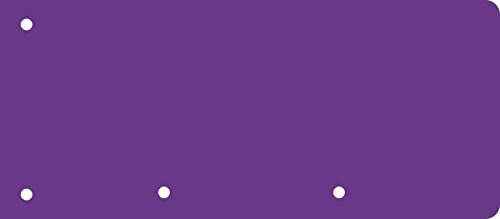 Brunnen Trennstreifen CC 40 Stück Gelocht (Purple, 10er Pack)